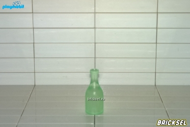 Бутылка светло зеленая прозрачная матовая