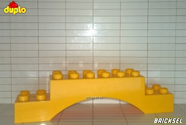 Арка 2х10 темно-желтая LEGO DUPLO 6034814 (51704)