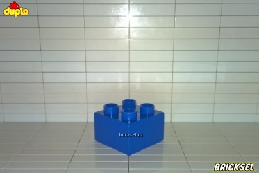 Кубик  LEGO DUPLO 2х2 синий