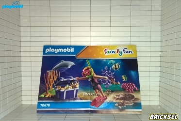 Инструкция к набору Playmobil 70678pm: Ныряльщик за сокровищами